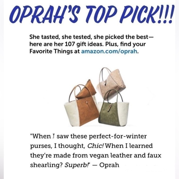 FFC New York Lacy Brown Tan Sheep Fur Sherpa Tote Bag Pre-Loved Gently Used - Picture 2 of 12